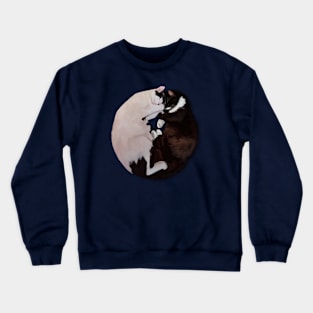 Yin Yang Cats Crewneck Sweatshirt